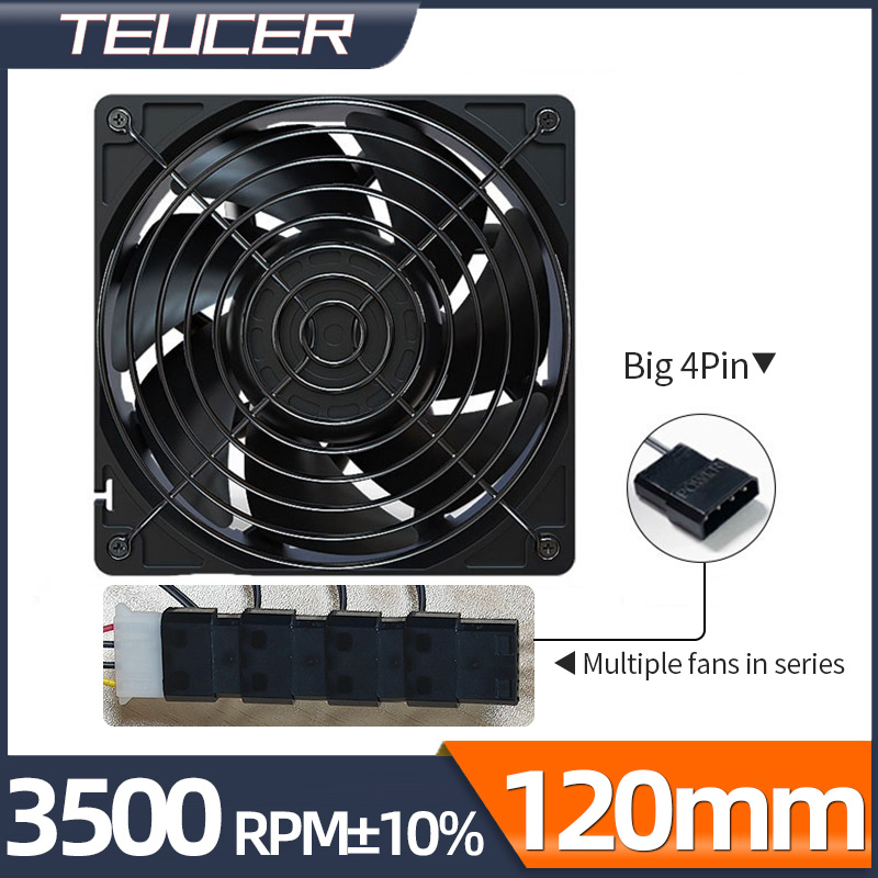 Work Office Furniture - Teucer 12038 12cm 3500RPM PC Computer