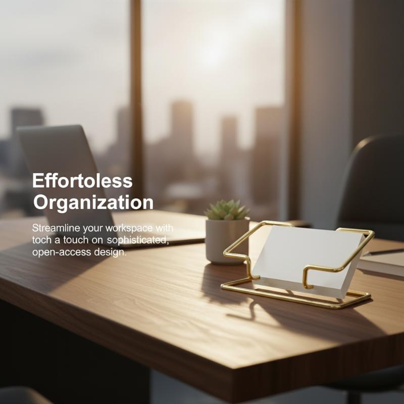 Work Office Furniture - Premium Business Card Display Stand –