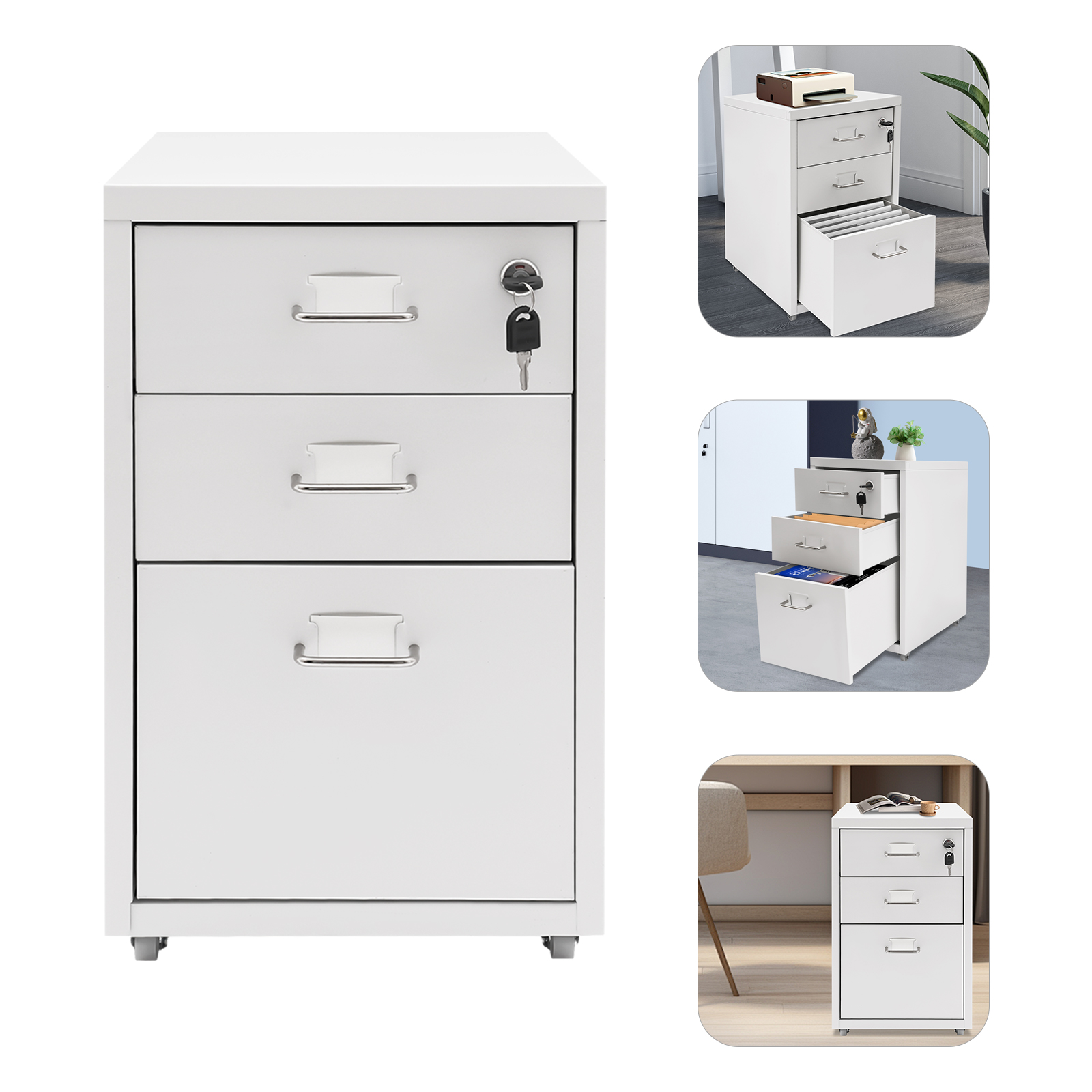 3 Tiers Rectangular Steel Vert - Office Furniture Hardware recensie en prijs