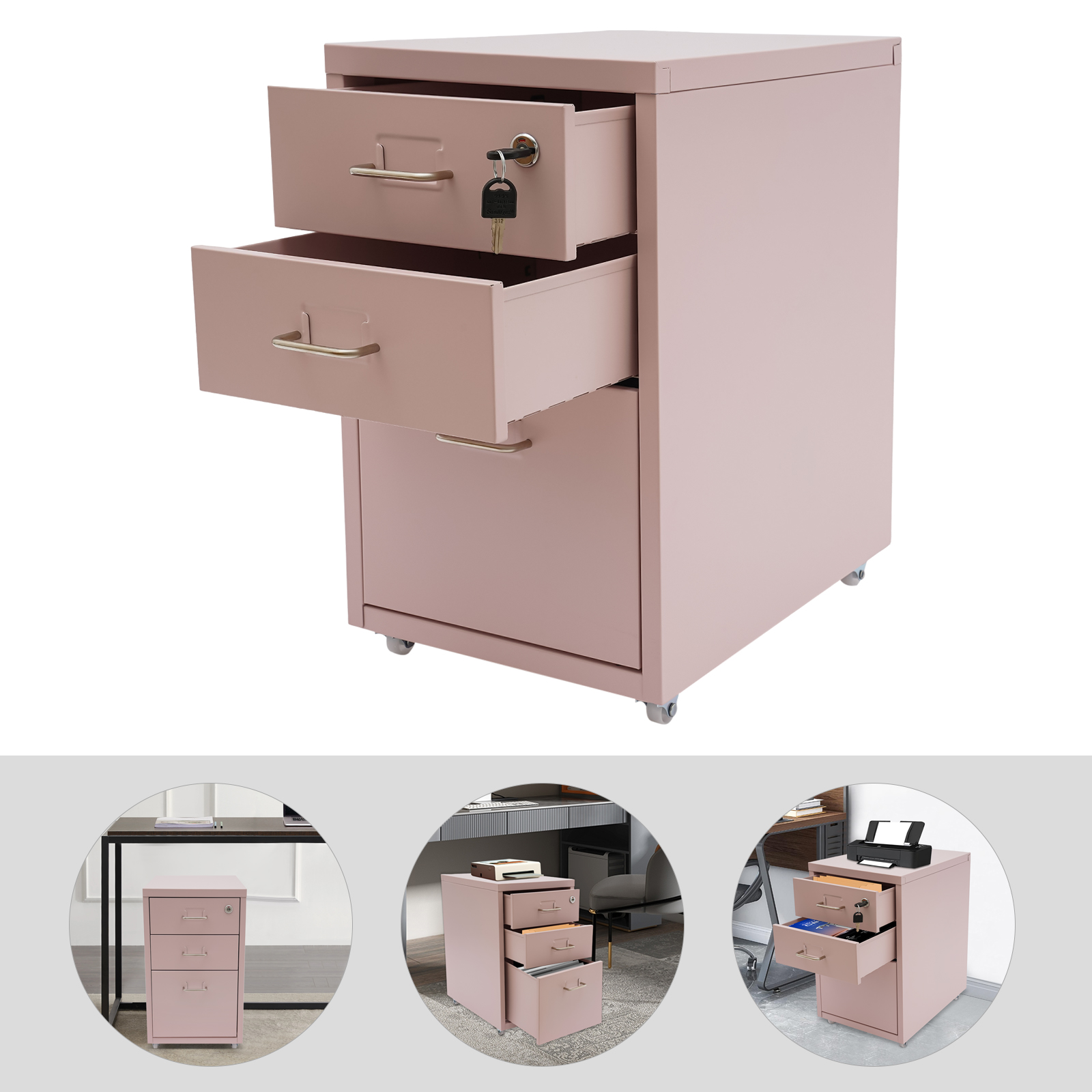3 Tiers Rectangular Steel Vert - Office Furniture Hardware recensie en prijs