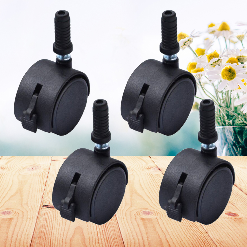4Pcs Swivel Caster Wheels Blac - Office Furniture Hardware recensie en prijs